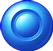 Blue ring candy symbol